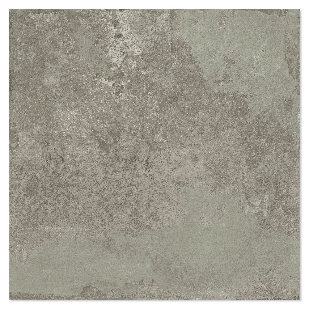 Gulvflis Brooklyn Metallic Lys Grå Matt 120x120 cm